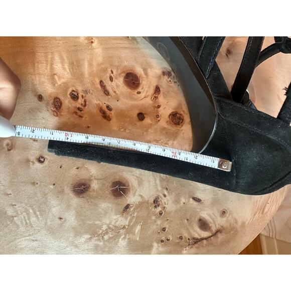 Michael Kors Black Suede Strappy Heels – Size 10M - Picture 9 of 9